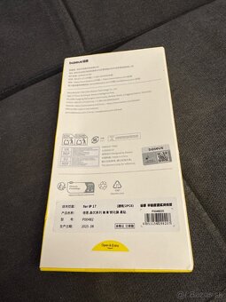 Ochranne sklo baseus iphone 17 2ks - 2