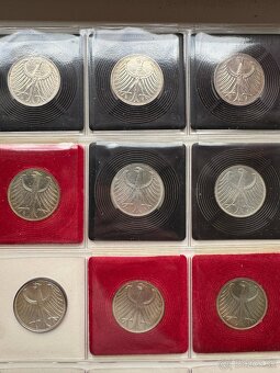 Predam strieborne mince Germany - Federal Republic 9ks - 2