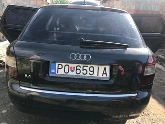 Zadný kufor Audi a4 b6 1.9tdi 96kw avant - 2