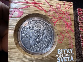 STRIEBORNÁ MINCA Bitky v dejinách sveta (Kremnica) - 2