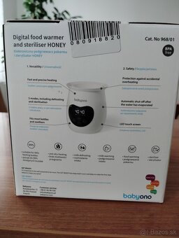 Ohrievač a sterilizátor BabyOno digitálny Honey - 2