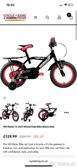 Detský bicykel 16” - 2