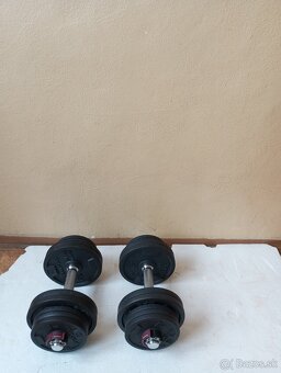 Liatinové nakladacie jednorúčky DECATHLON/CORENGTH  2x16 kg - 2