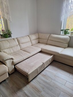 Sedacia súprava práva koža pravý roh - 2