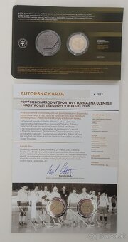 Coincard Hokej 2025, 2€ so žetónom + autorská karta - 2