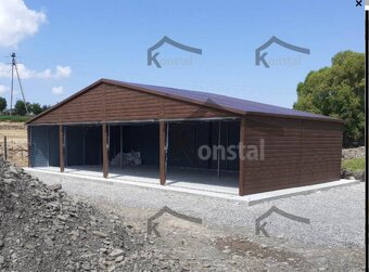 Plechová garáž 12x5 m Doprava a montaż gratis po celej SR - 2