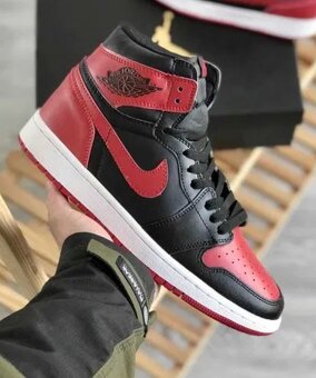 Nike Air Jordan 1 High Red-Black - 2