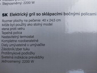 Elektrický gril - 2