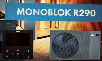 Aux tepelné čerpadlo 6kw monoblok - 2