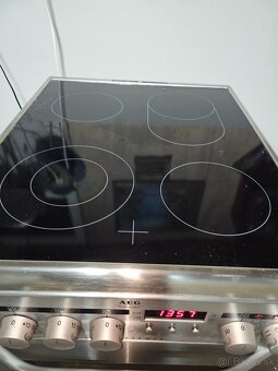 Sporák,AEG sklokeramický,  elektrický - 2