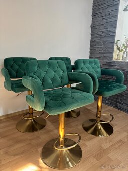 Otočné Zamatové stoličky - 2