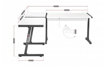 Herný stôl HERO 6.0 WHITE - 2