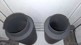 Teplovodný vymenník tepla na komín. - 2