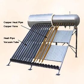 Tlakový solarny set 180l heatpipe - 2