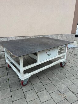 Stôl na zváranie 110x150 platňa 10mm váha 250kg - 2