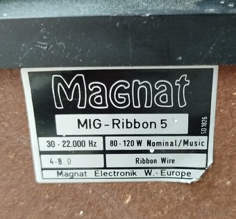 Predam reproduktory MAGNAT MIG-Ribbon 5. - 2