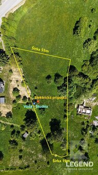 Jedinečný stavebný pozemok v Žítkovej-3.484m2,elektrina,voda - 2