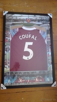 Vladimír COUFAL vlastnoručně podepsaný dres WEST HAM UNITED - 2