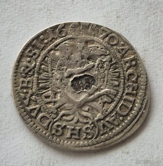 3 Grajciar 1670 SHS Leopold I. - 2