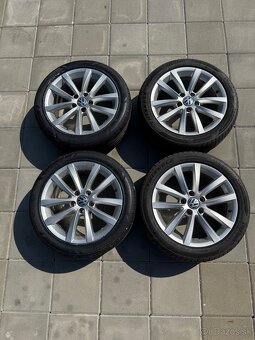 Kolesá VW MICHIGAN 5x112 r17 na letných pneu 235/45 r17 - 2