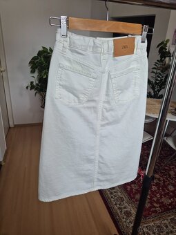 Dlhá riflova sukňa Zara veľkosť 128-8years - 2