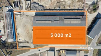CREDA | prenájom 5 000 m2 výrobná / skladová hala, Martin - 2
