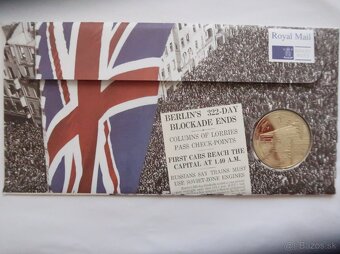 1999 Berlin Airlift 50th Anniversary WWII Medal Cover - 2