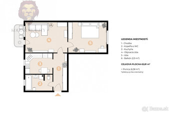 NA PREDAJ 2 IZBOVÝ BYT PÚCHOV - 62 m2 čiastočná Rekonštrukci - 2