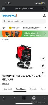 Helvi Panther 152 mig/mag - 2
