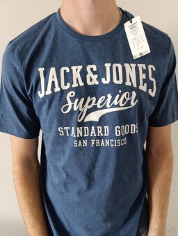 NOvé pánske tričko JACK & JONES -veľ. S - 2