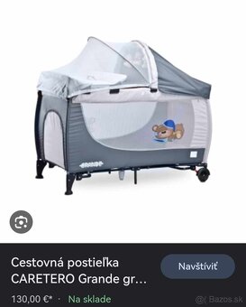 Cestovná postieľka - 2
