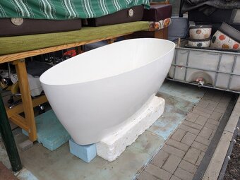 Voľne stojaca vaňa 160×70 – biela - 2