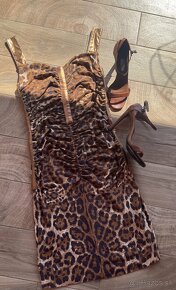 Dámske šaty leopard Dolce Gabbana - 2