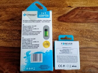 Nová nerozbalena Nabíjačka micro USB/USB C - 2