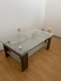 konferenčný stolík sklenený - 2