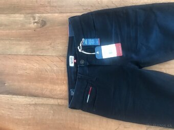 NOVÉ z visackami TOMMY HILFIGER originál damske nohavice S - 2
