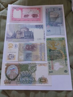 Staré bankovky. - 2