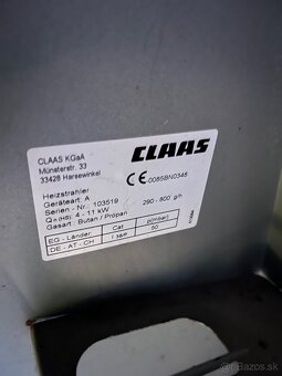 Plynovy ohrievac zn. CLAAS - 2
