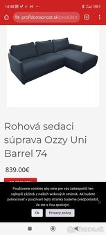 Predám novú sedaciu súpravu - 2