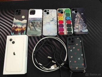 Predám Apple iPhone 13 256GB/biely+príslušenstvo - 2