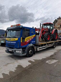 Odtahova sluzba,prevoz strojov a techniky, hydraulicka ruka. - 2