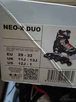 Predám detské korčule Temphis Neo X Duo - 2