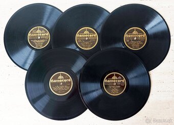 5 šelakových gramodesek z let 1930 – 1932, Československo 2 - 2