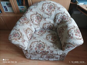 Rozťahovacia sedacia súprava + 1 kreslo - 2