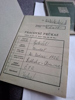 Staré pracovné preukazy - 2