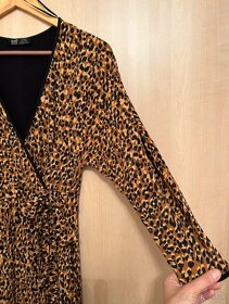 Šaty s leopardím vzorom zn. Zara - 2