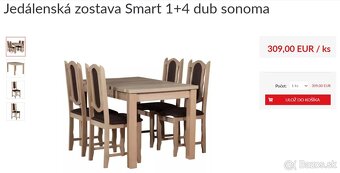 Jedálenská zostava 1+4 - 2