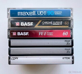 MC kazety - Maxell, Basf, Fuji, TDK - 2