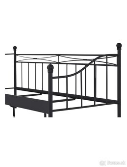 Kovova postel a rostom 90x200 - 2