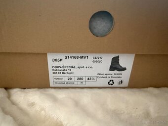 BOSP zimna obuv - 2